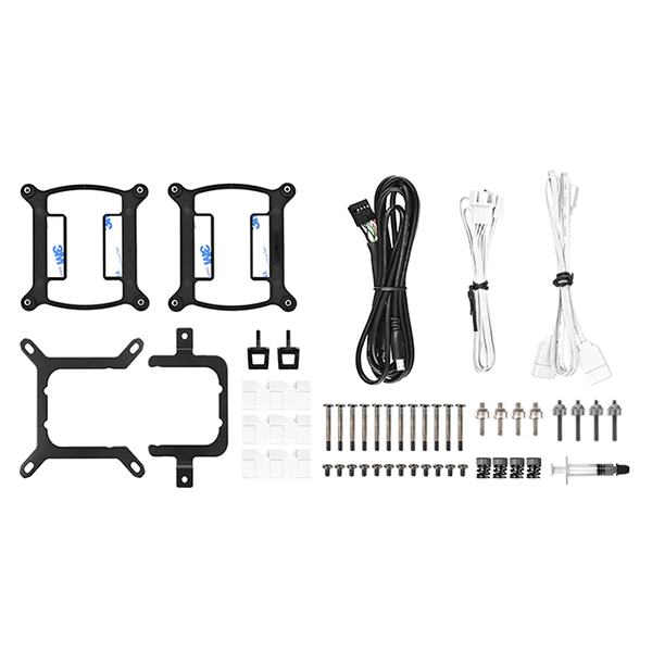 Thermaltake TH360 V2 Ultra ARGB Sync Snow Edition CPU Liquid Cooler (White)